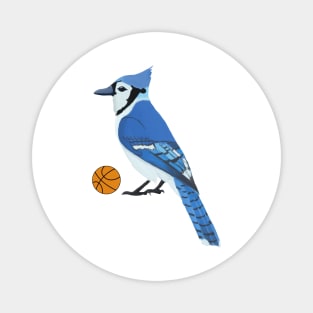 Basketball Blue Jay Magnet